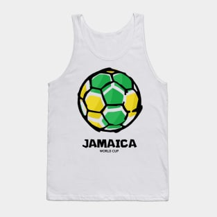 Jamaica Football Country Flag Tank Top